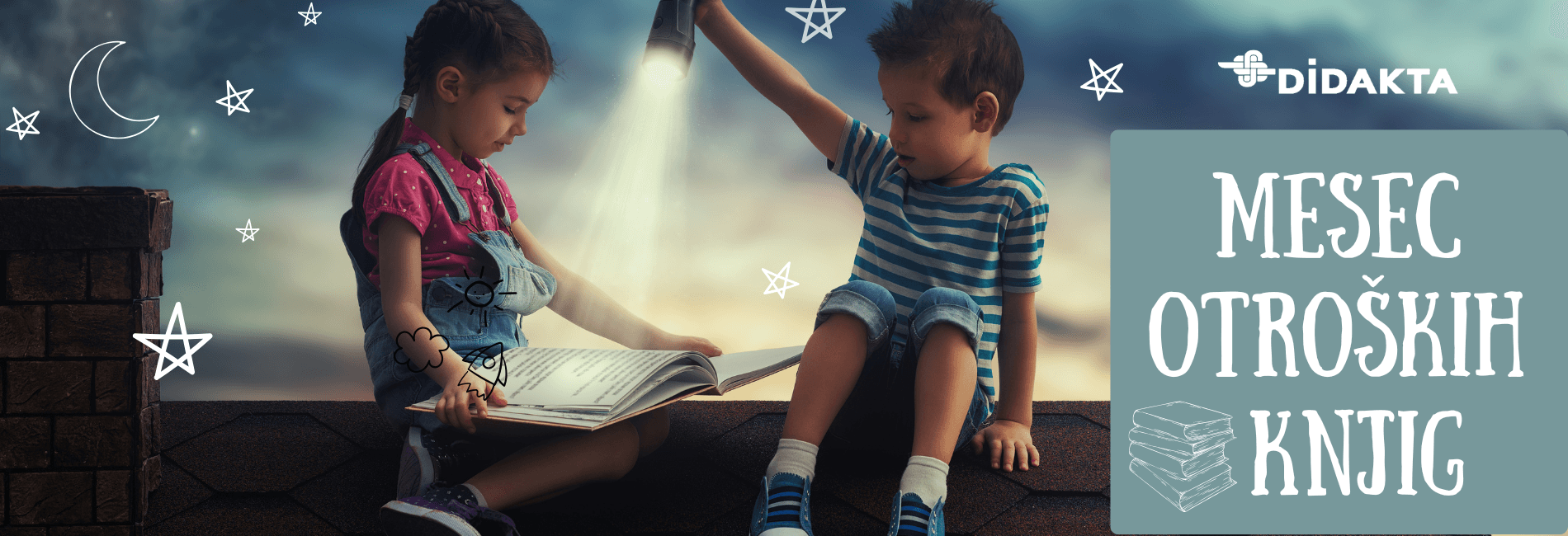 Mesec otroških knjig banner Didakta MOK 26